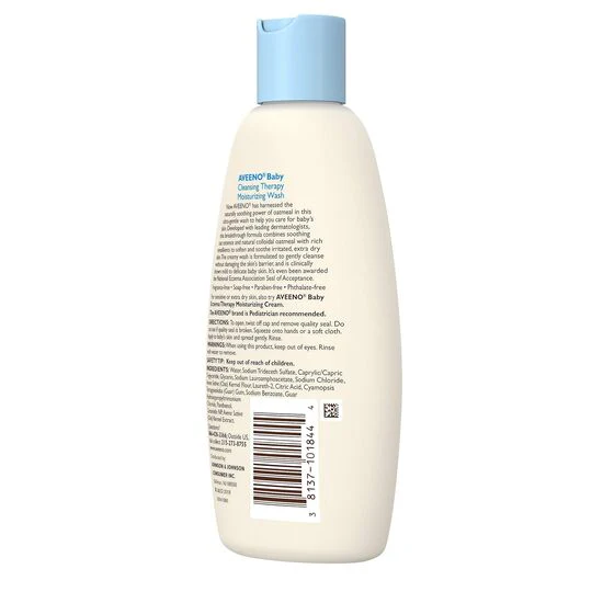 Aveeno Baby Cleansing Therapy Moisturizing Wash 236ml - Image 9