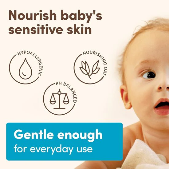 Aveeno Baby Daily Moisture Lotion, - Image 9