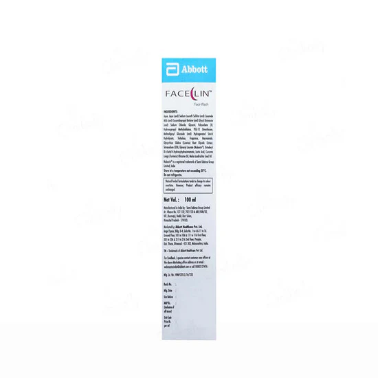 Faceclin Gentle Face Wash, 100ml - Image 3